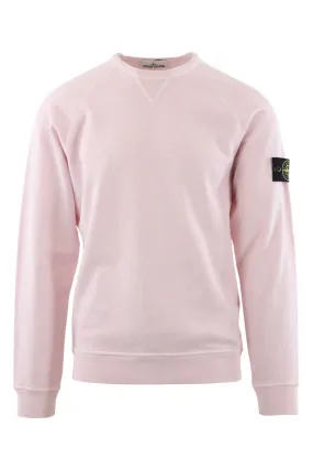 Sudadera fina de color rosa con parche