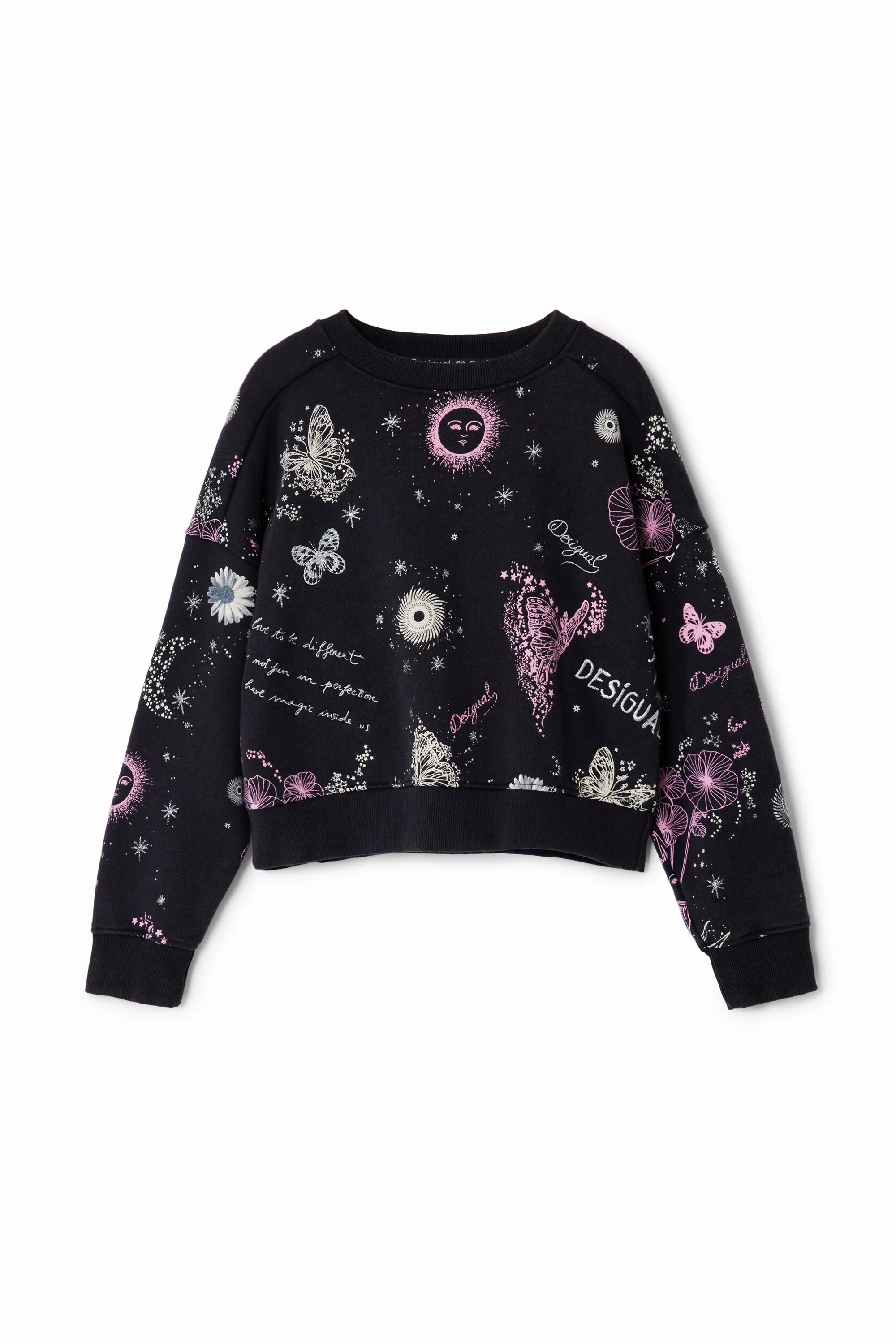 Sudadera flores universo