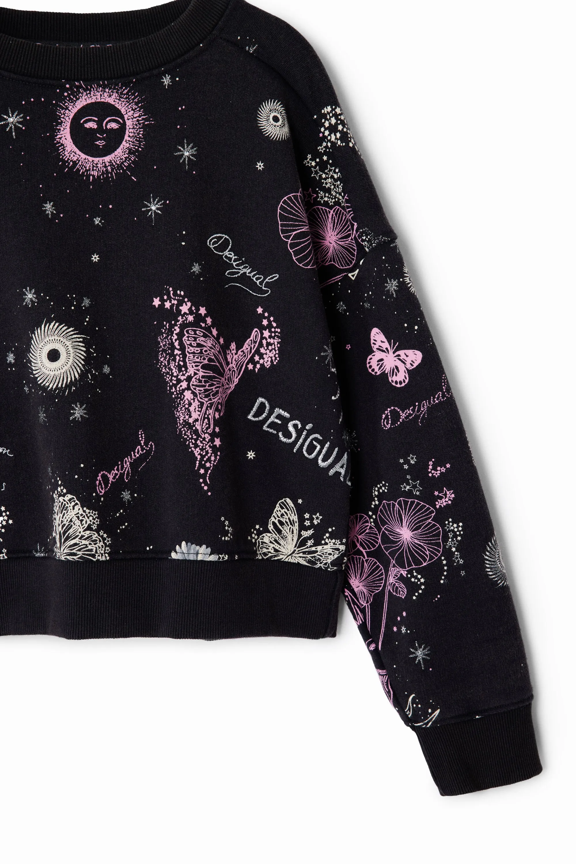 Sudadera flores universo