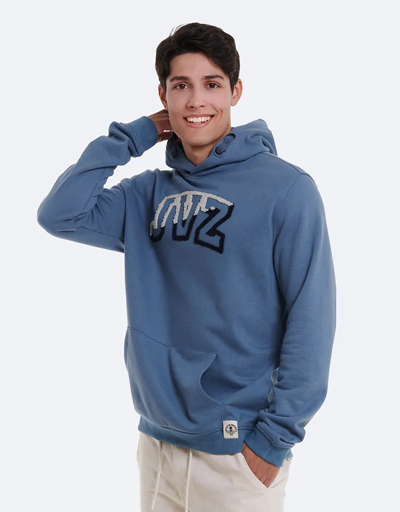 SUDADERA LOGO BORDADO CAPUCHA