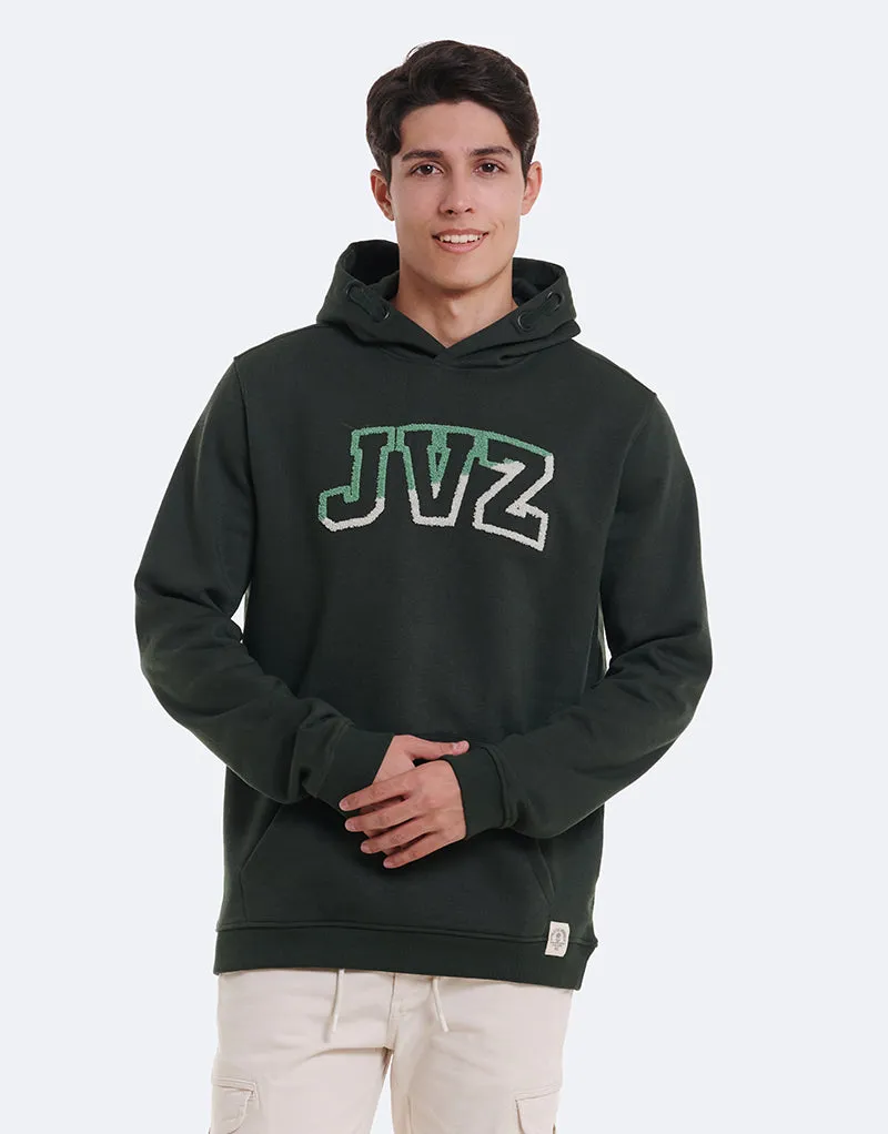 SUDADERA LOGO BORDADO CAPUCHA