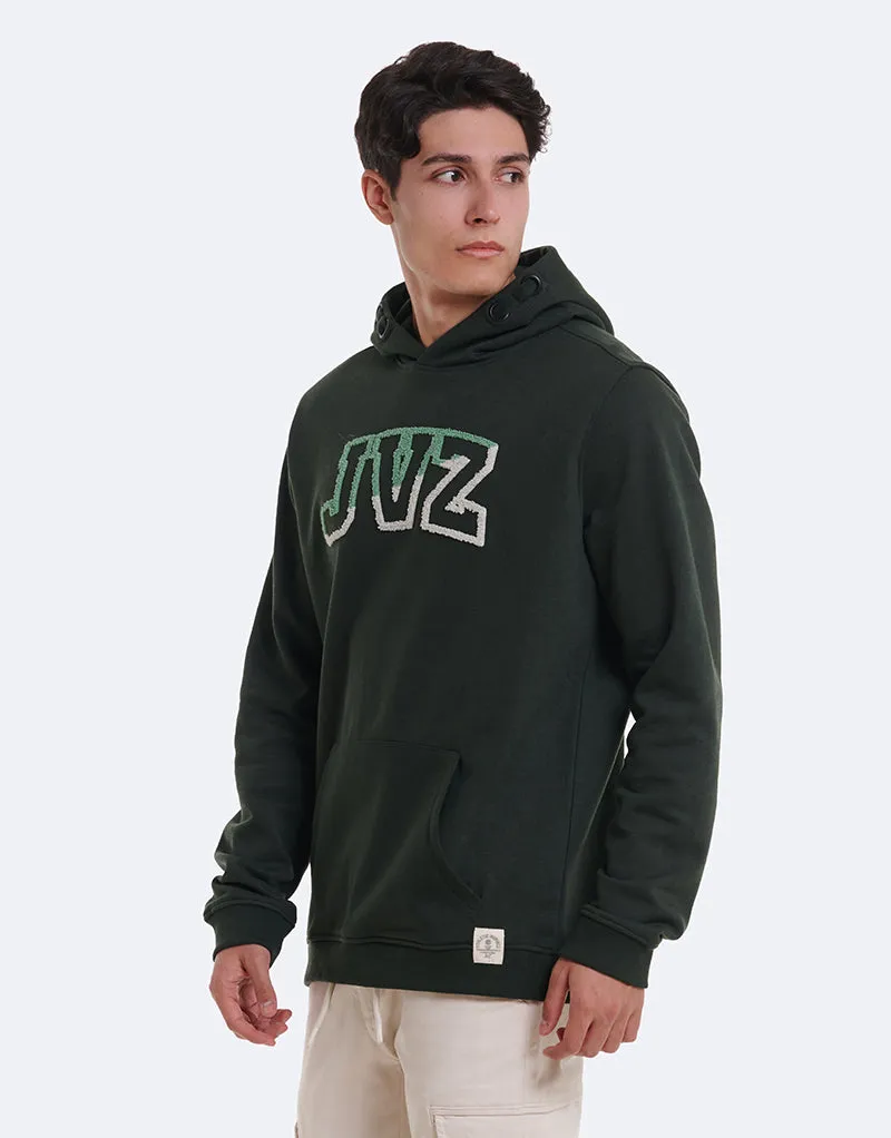 SUDADERA LOGO BORDADO CAPUCHA