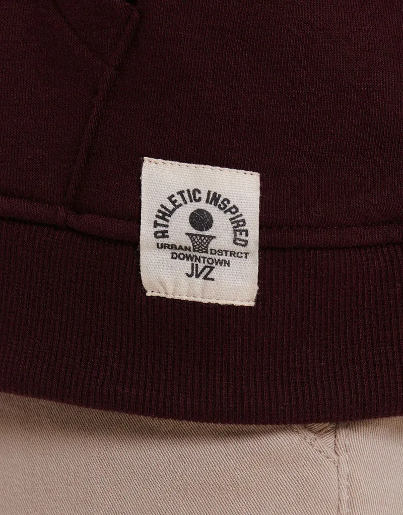 SUDADERA LOGO BORDADO CAPUCHA