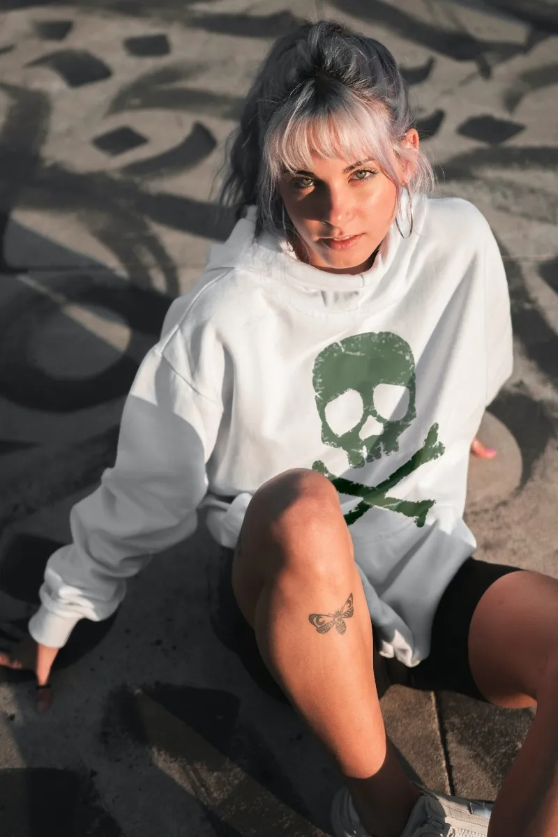 Sudadera mujer PIRATE blanca