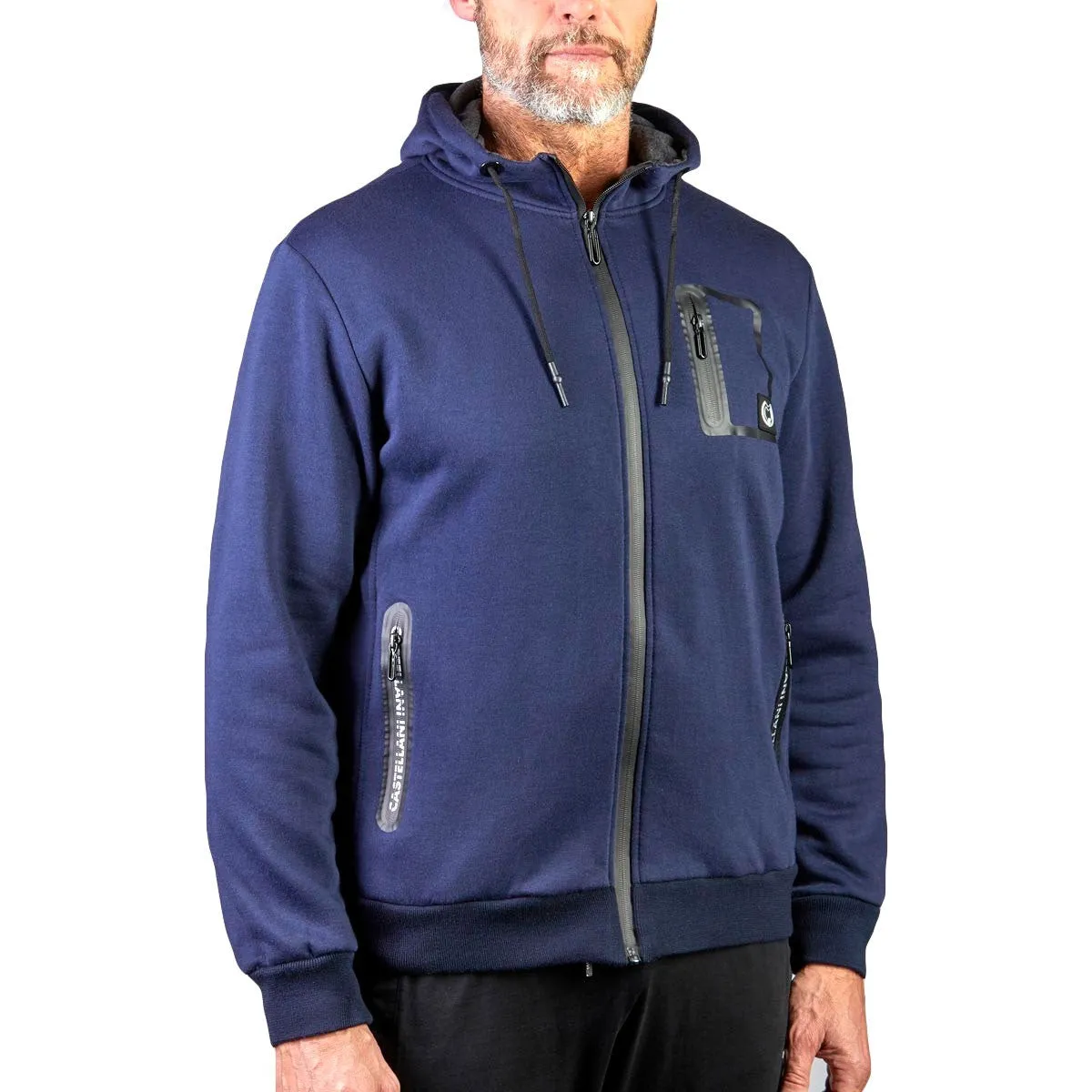 SUDADERA SPORT CON CAPUCHA CASTELLANI