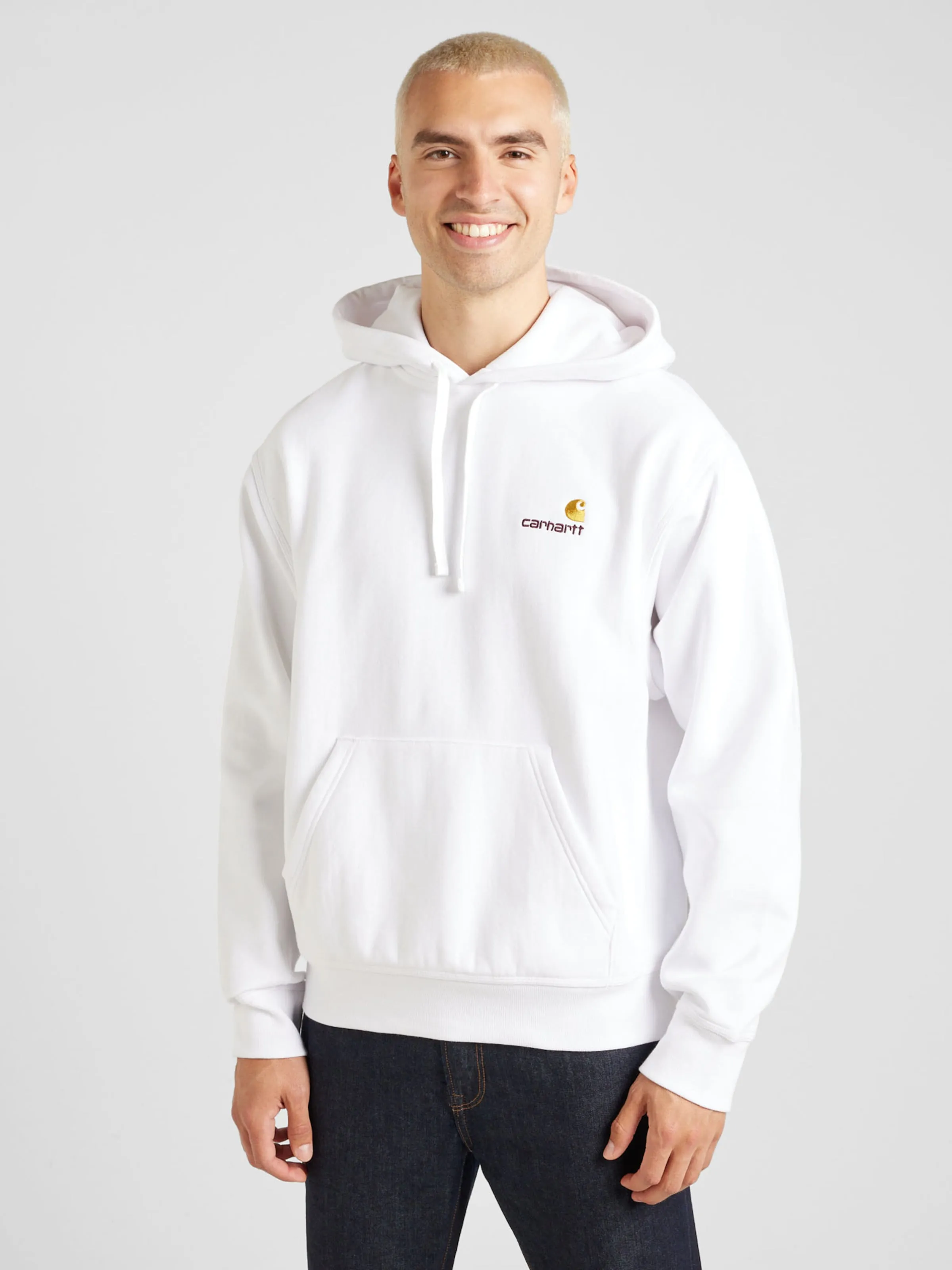 Sudadera 'American Script' Carhartt WIP en Blanco