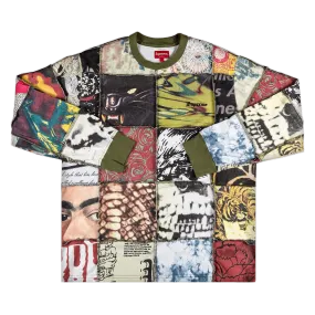 Supreme Mosaic Patchwork Long-Sleeve Top