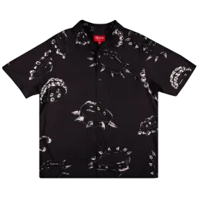 Supreme Studded Collars Rayon Short-Sleeve Shirt