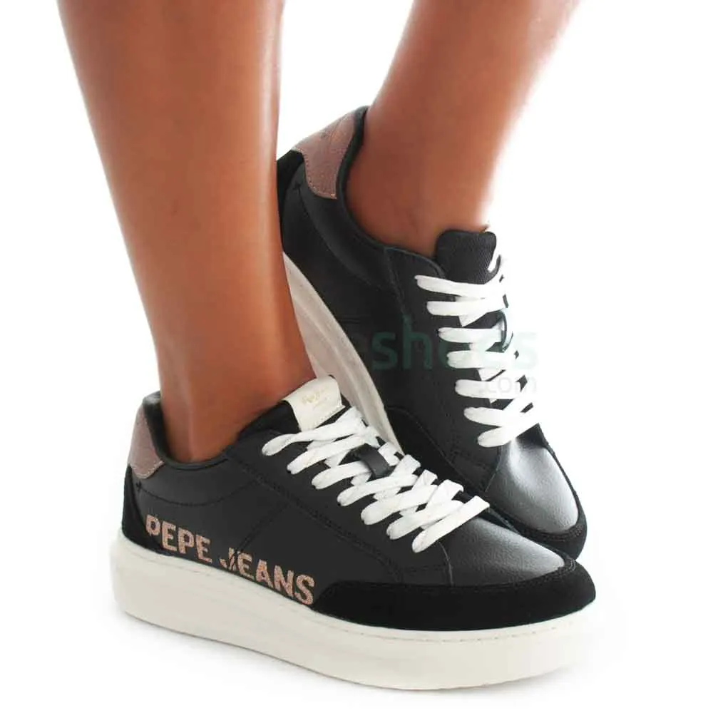 Tenis PEPE JEANS Abbey Willy Black PLS31196 999