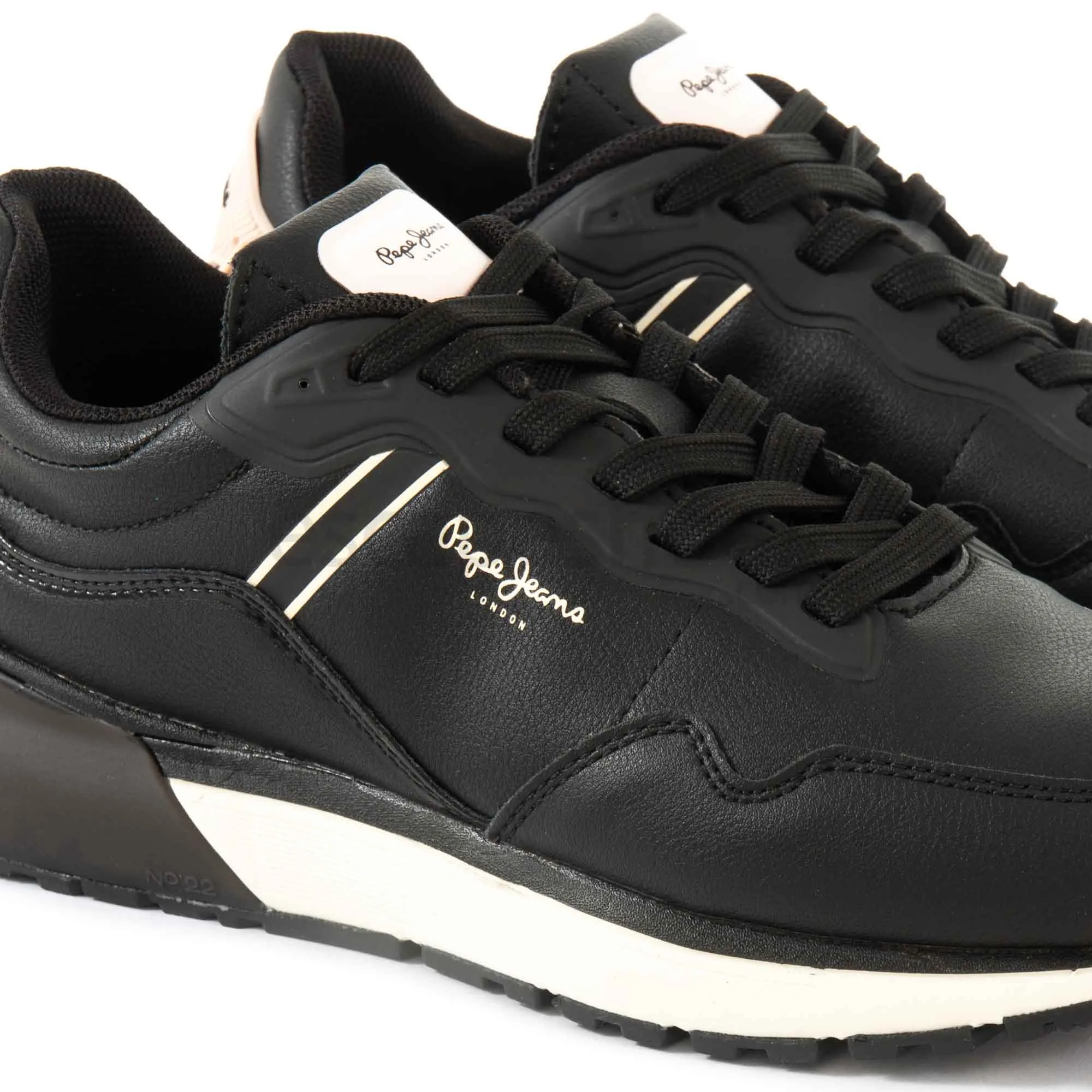 Tenis PEPE JEANS Nº22 Combi W Black PLS31391 999