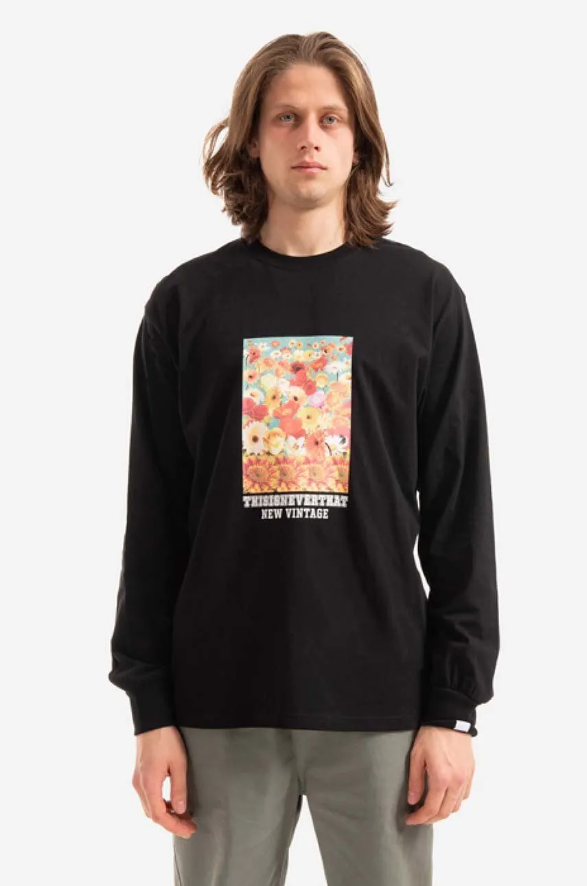 thisisneverthat Flower Collage Long Sleeve T-Shirt With Print