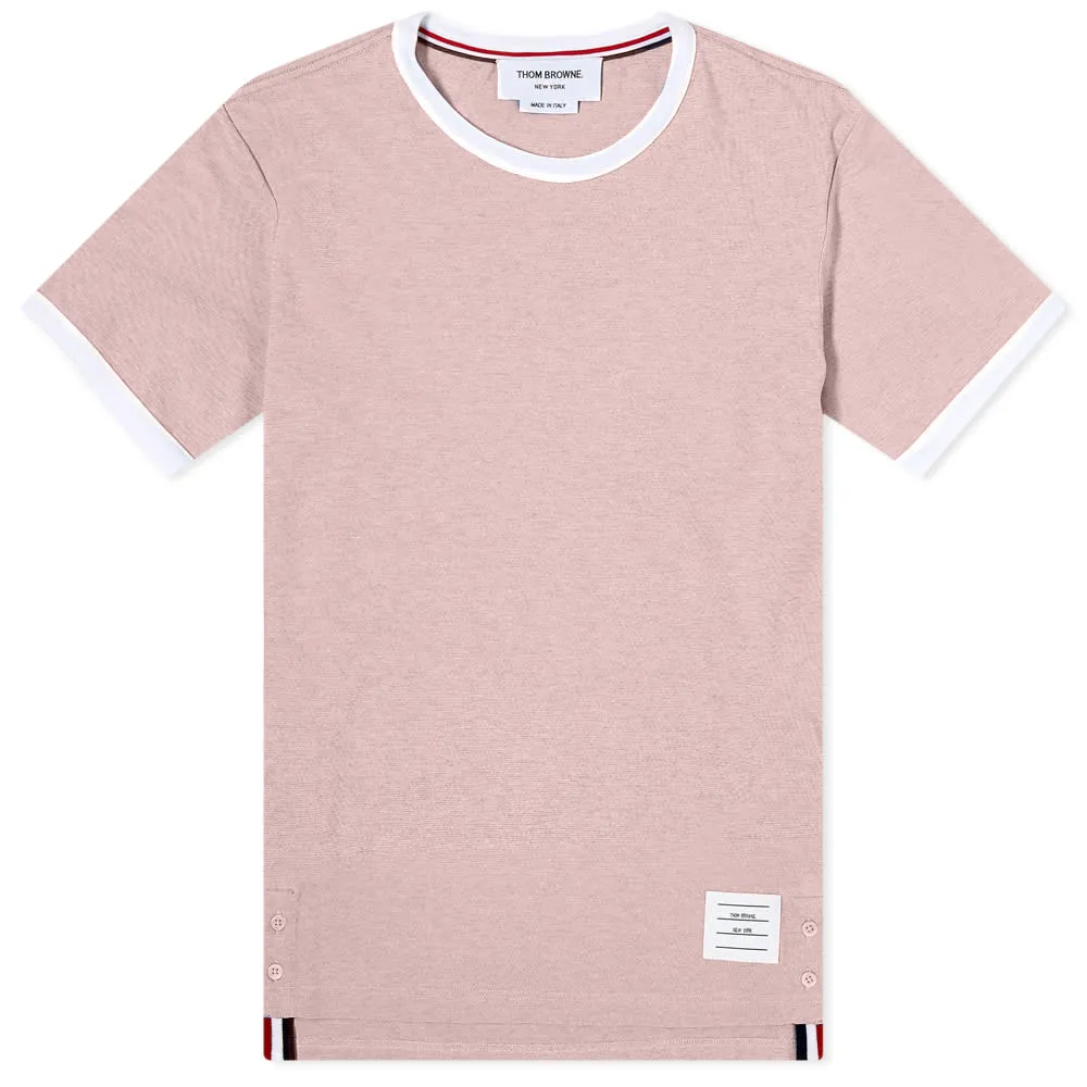 Thom Browne Short Sleeve Ringer Tee