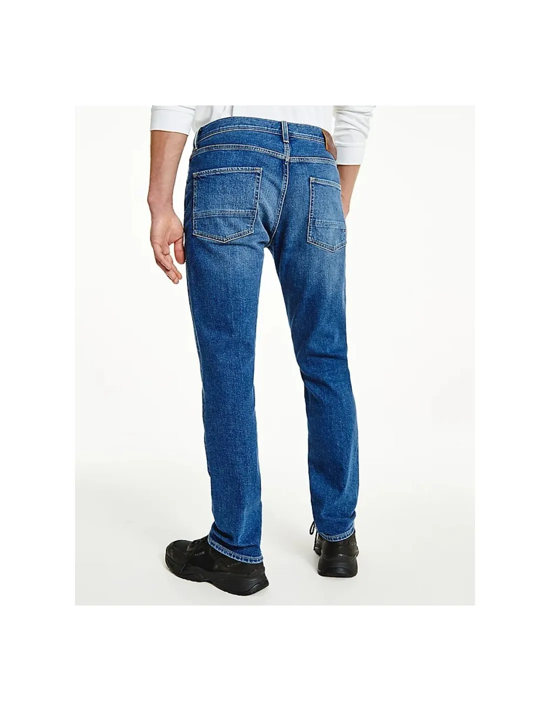 Tommy Hilfiger pantalón vaquero recto Straight Denton desteñido