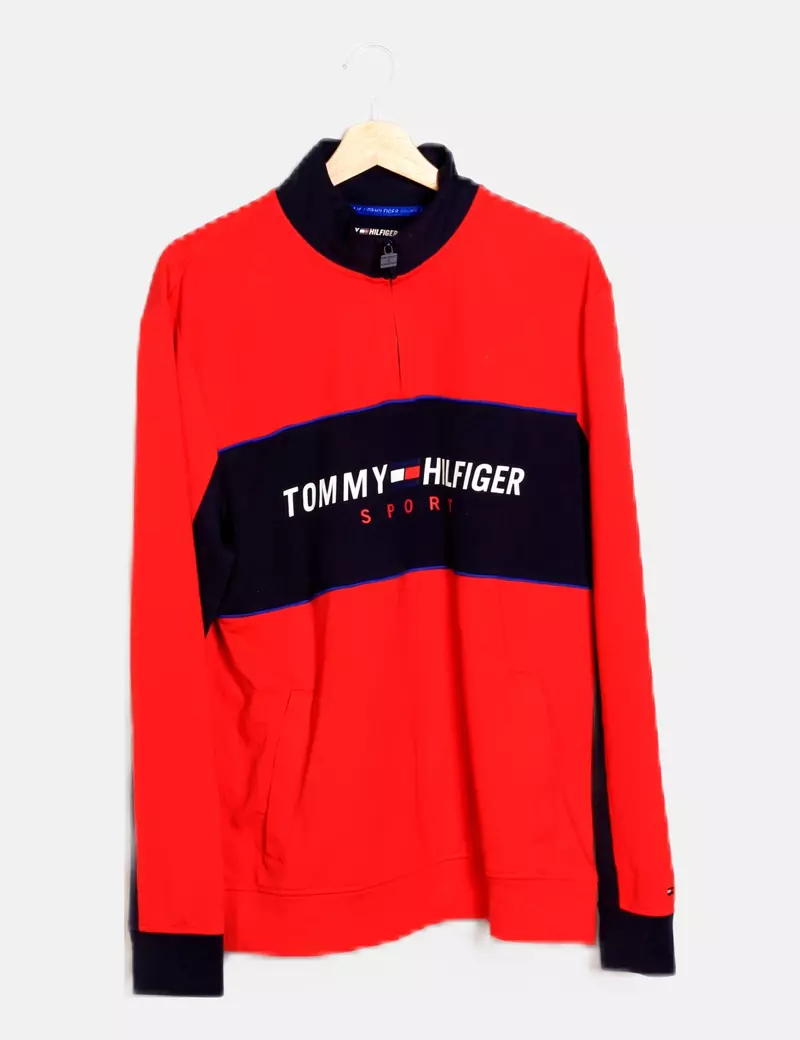 Tommy Hilfiger Sudadera bicolor print logo