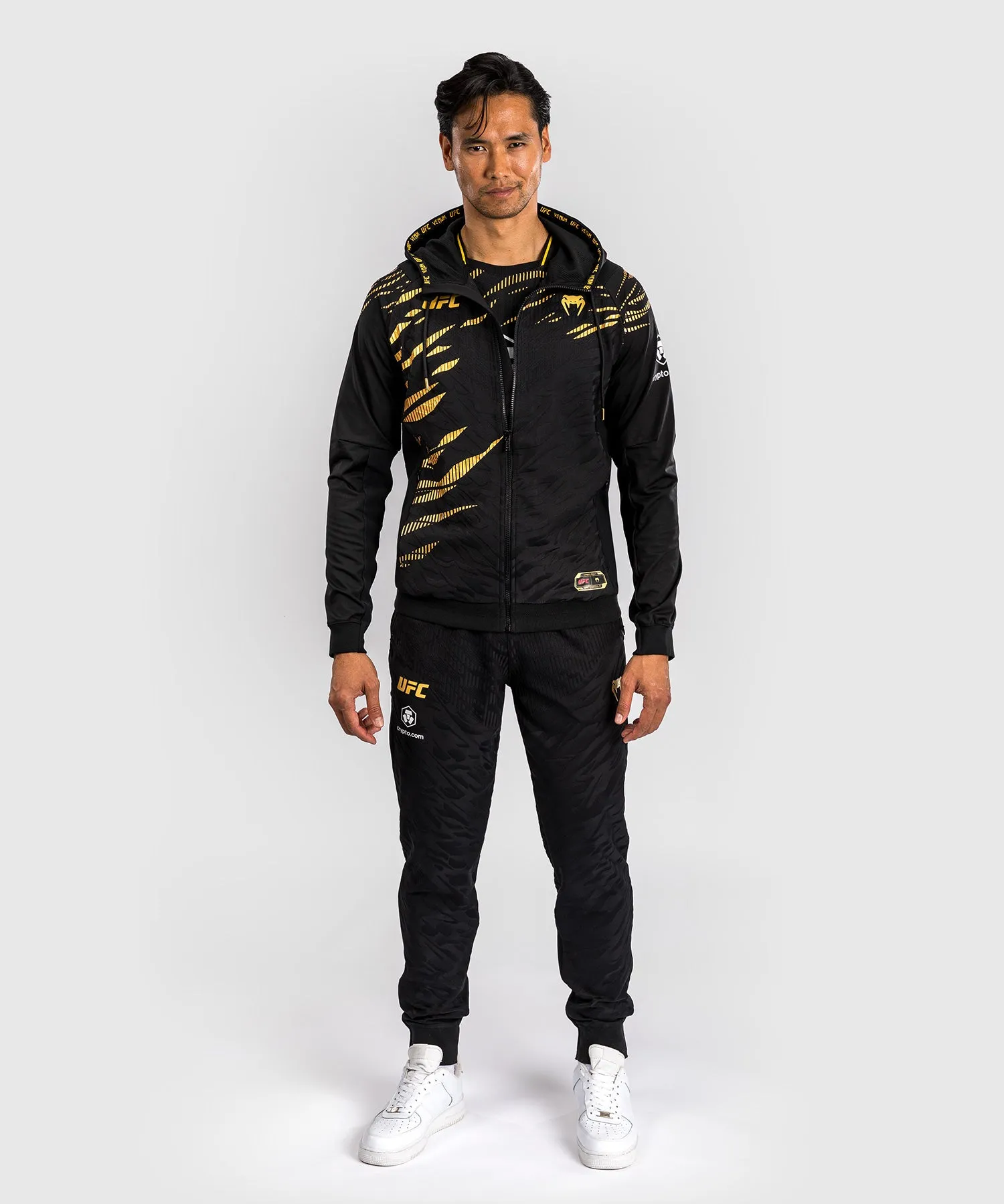 UFC Fusion by Venum Personalizados Authentic Fight Night Sudadera con Capucha para Hombre - Campeón