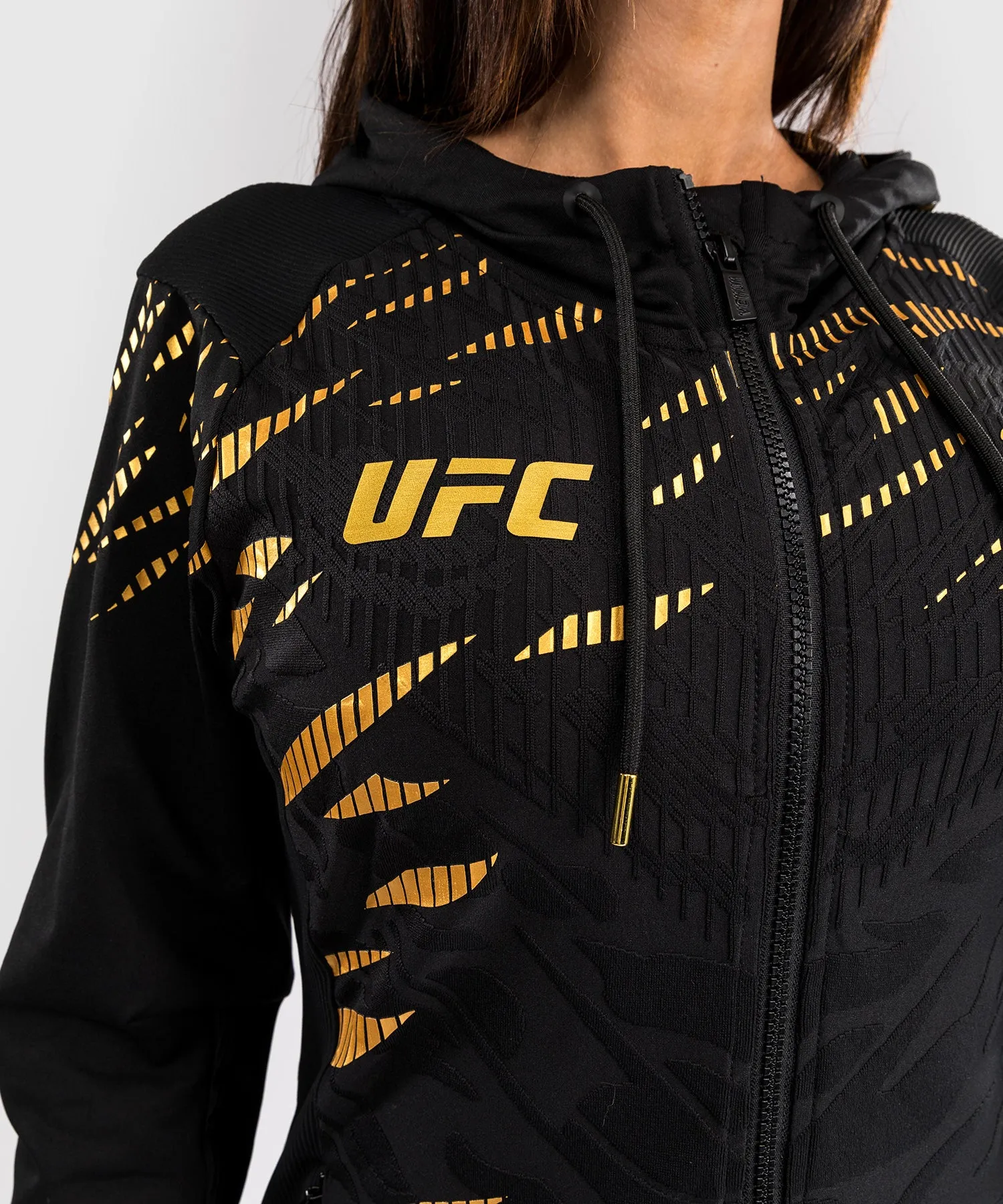 UFC Fusion by Venum Personalizados Authentic Fight Night Sudadera con Capucha para Mujer - Campeón