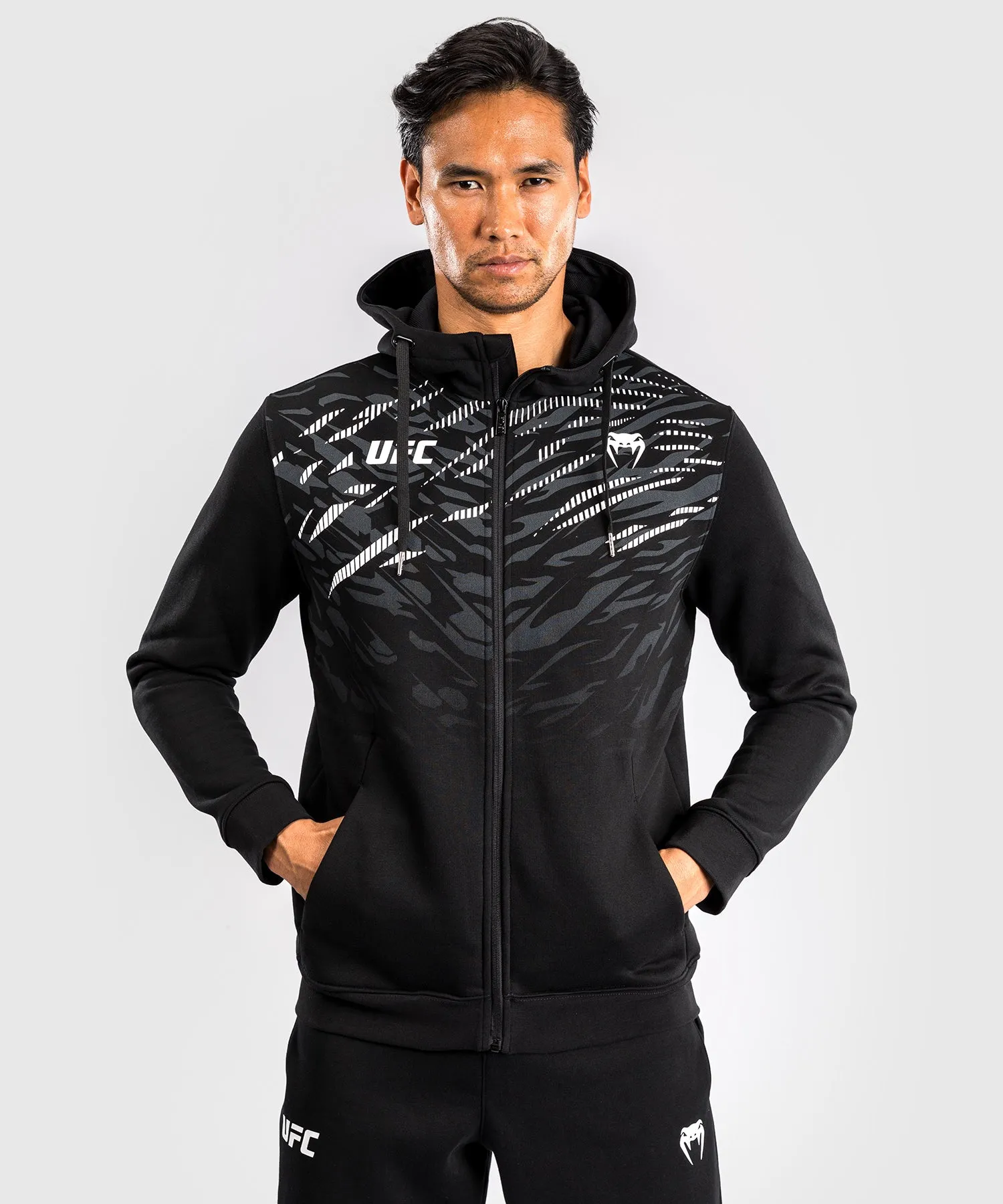 UFC Fusion by Venum Replica Sudadera con Cremallera para Hombre - Negro