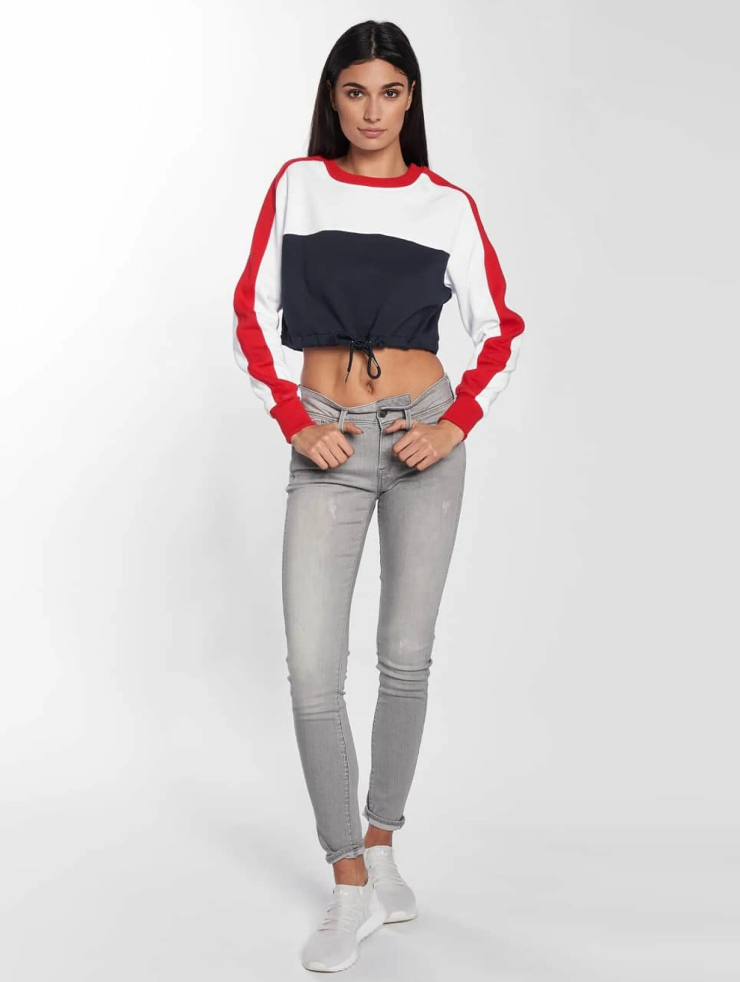 Urban Classics 3-Tone Stripe Cropped