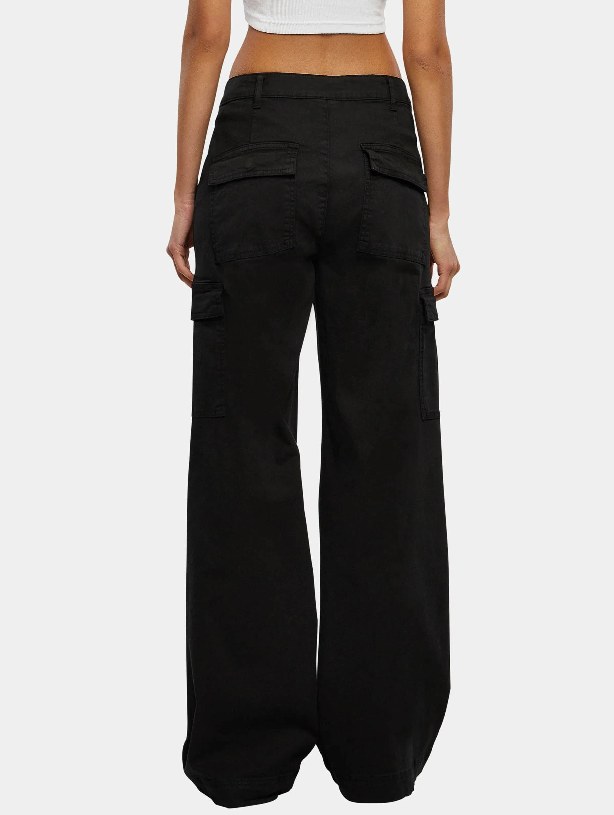 Urban Classics High Waist Wide Leg Twill