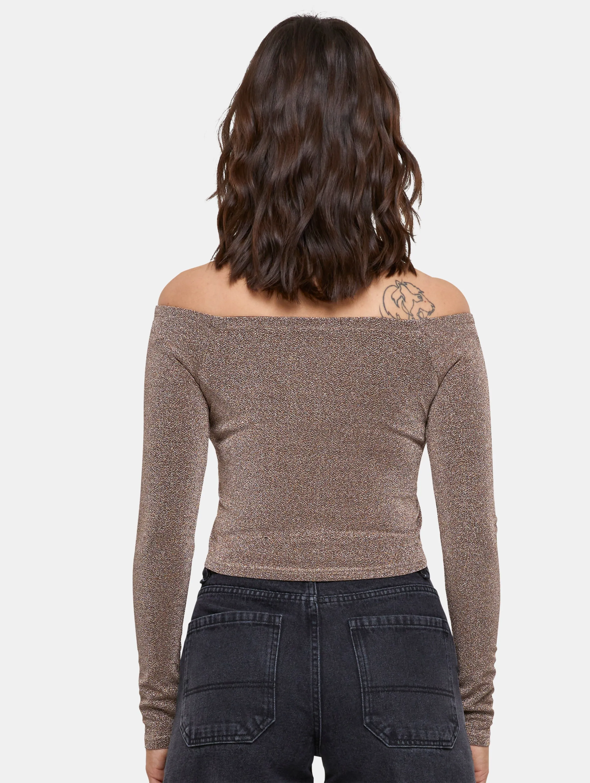 Urban Classics Off Shoulder Glitter