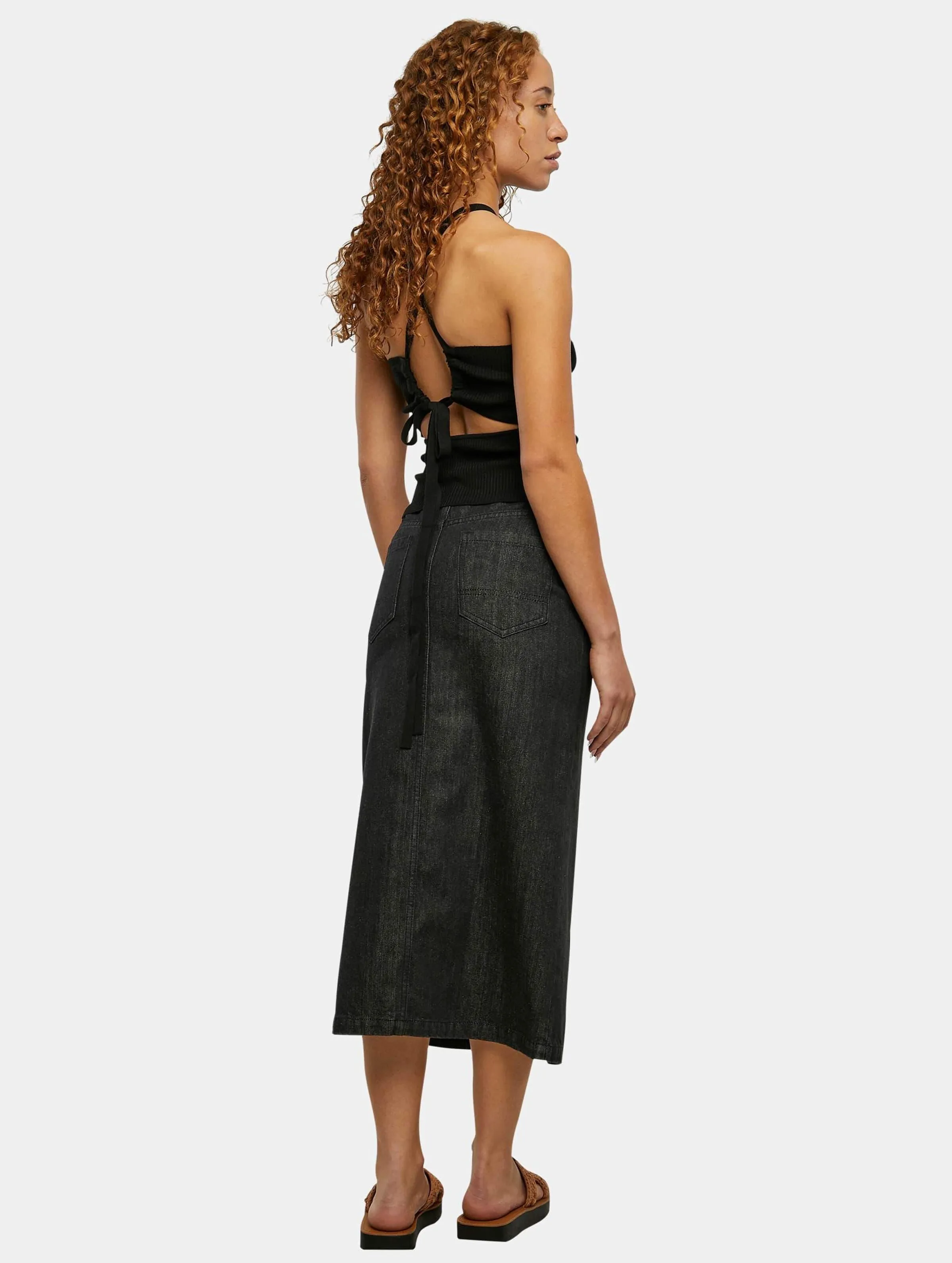 Urban Classics Rib Knit Crossed Back