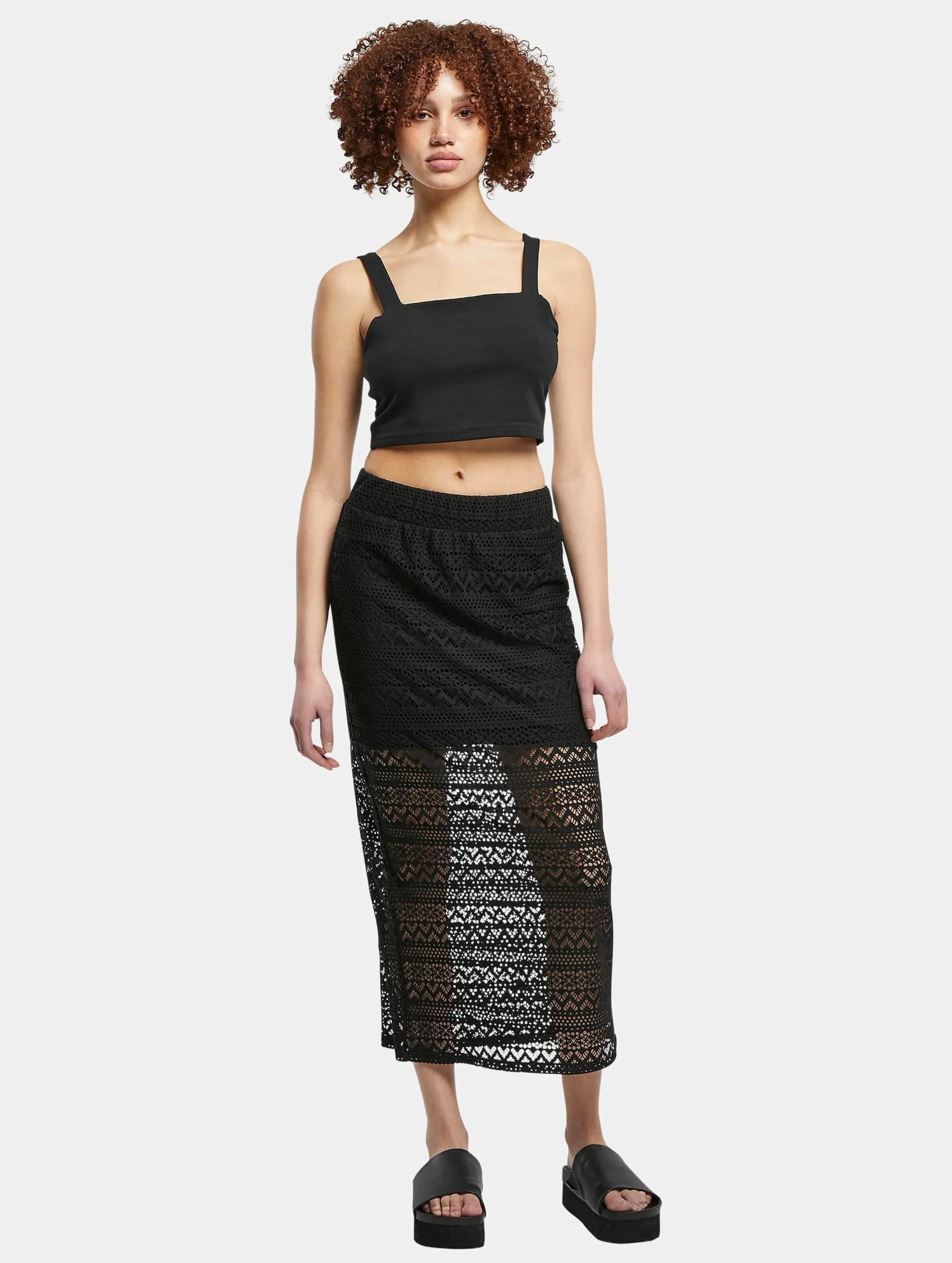 Urban Classics Stretch Crochet Lace