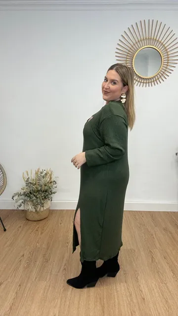 Vestido Aura Curvy Caza