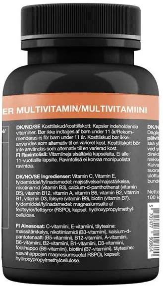 Vitaminas y minerales Pure Power Multivitamin 100 capsules