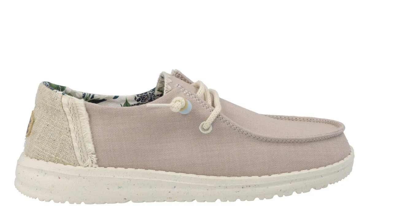 Zapatillas casual Wendy natural rose para mujer