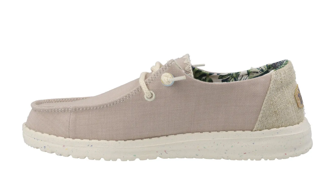 Zapatillas casual Wendy natural rose para mujer