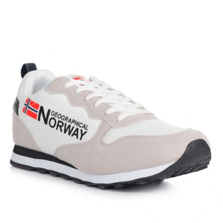 Zapatillas deportivas NORWAY blancas con cordones