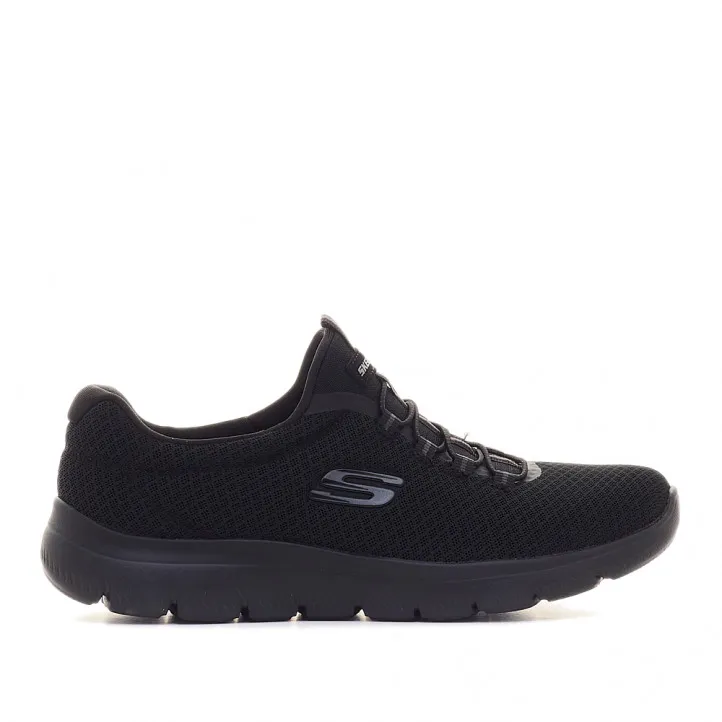 Zapatillas deportivas Skechers summits negras totalmente