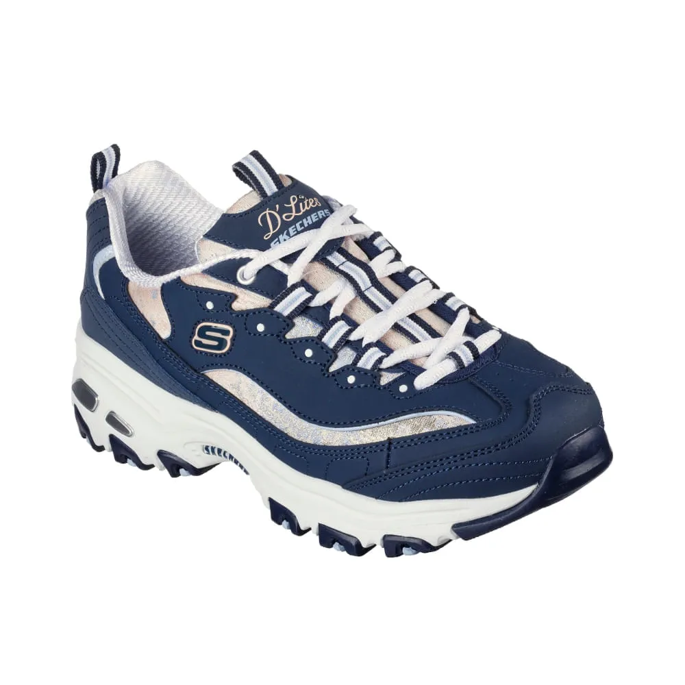 Zapatillas para Mujer Skechers 149793NVMT D´lites Azul