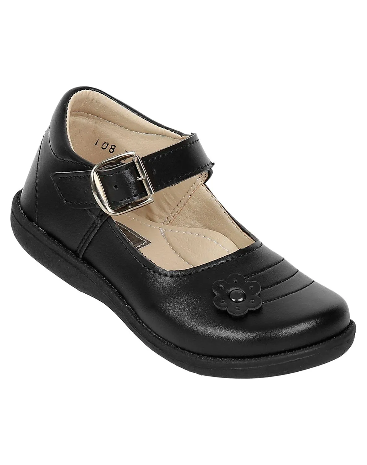 Zapato Nia Escolar Piso Negro Krsh 19202402