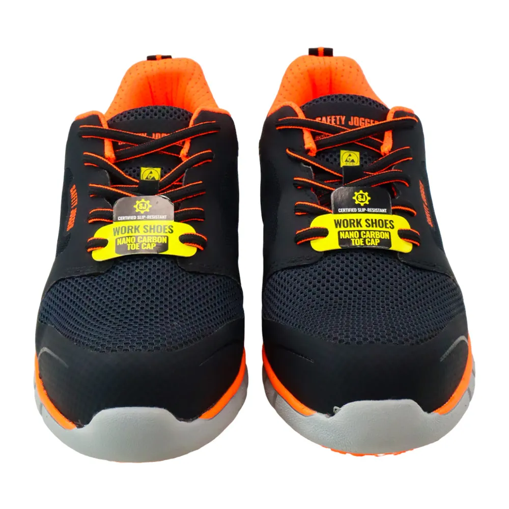 ZAPATO SEGURIDAD SAFETY JOGGER LIGERO NARANJO